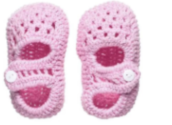 صورة Smurfs - Baby Crochet Shoes - Pink - 6-9 M