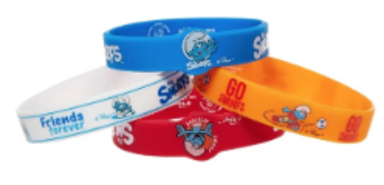 صورة Smurfs - Silicone Bands - Mix 2, Pack of 4