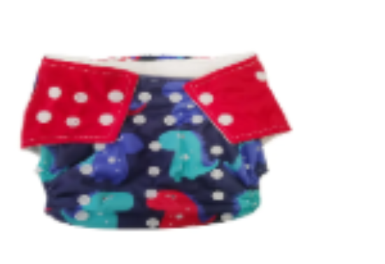 صورة Pixie Baby Swim Diapers Pool Diaper for Baby Boys Girls Reusable Swimming Pants Waterproof Swimwear Diaper for Unisex Baby 0-3 Years Swimming Lesson-Red
