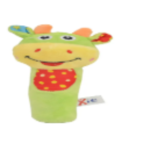 صورة Pixie Baby Cattle Rattle Toy- Green