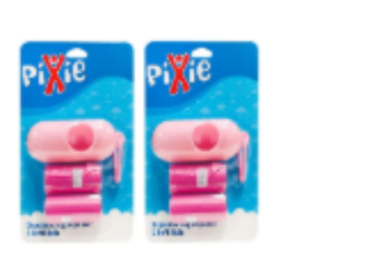 صورة Pixie Disposable Dispenser Bag & Refill Pink - Buy 1 Get 1 Free