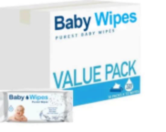 صورة BVM baby wipes purest wipes 72 wipes pack of 10