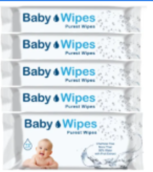 صورة BVM baby wipes purest wipes 72 wipes pack of 5