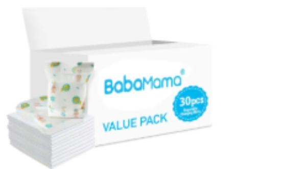 صورة Babamama Combo of Changing Mat+ Bib - Value Pack of 2