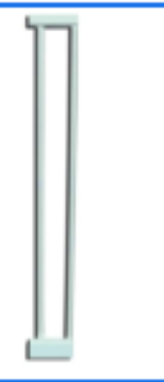 صورة Pixie Safety Gate Extension , Pressure Fit Design, Easy Installation, Secure Attachment, 0 Months+ -White