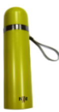 صورة Pixie Thermo Vacuum Flask 500ml Green - Insulated Stainless Steel for Kids, 12hr Temperature Retention