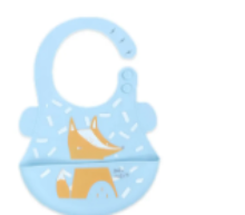 صورة Pixie Baby - Silicone Bibs - Fox