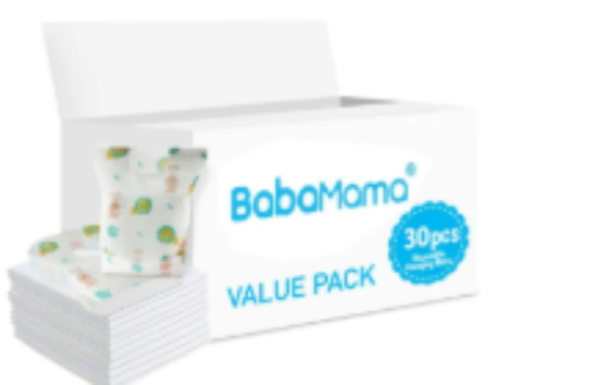 صورة Babamama Combo of Changing Mat+ Bib - Value Pack of 2