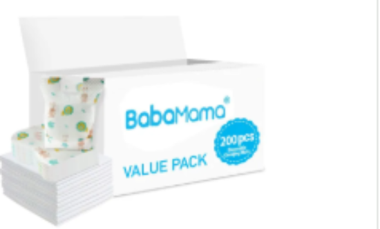 صورة Babamama Combo of Changing Mat+ Bib - Value Pack of 2