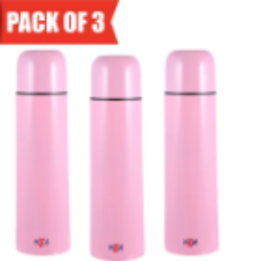 صورة Pixie Thermo Flask  750 ml Pack Of 3 -Pink