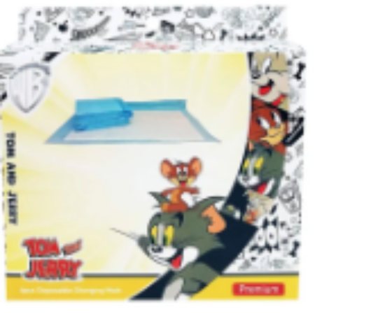 صورة Tom & Jerry Disposable Changing Mats Box of 6 Pcs - White