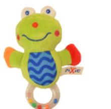صورة Pixie Frog Rattle Toy - Multicolor