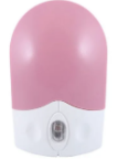 صورة Pixie Pink Night Light for Kids 3-10 Years, Auto-Sensor, Safe Plug-In, Cool Touch, Space-Saving - 13x20.5x3cm Perfect for Children's Room