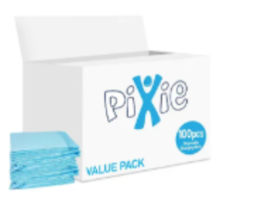 صورة Pixie Disposable Changing Mats Value Pack - 100 Pieces