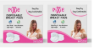 صورة Pixie Disposable Breast Pads, Dual Adhesive, Ultra-Thin & Super Absorbent, Honeycomb Surface, Leak Guards, 60ct Pack of 2