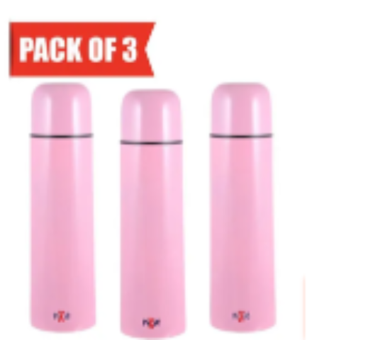 صورة Pixie Thermo Flask  750 ml Pack Of 3 -Pink