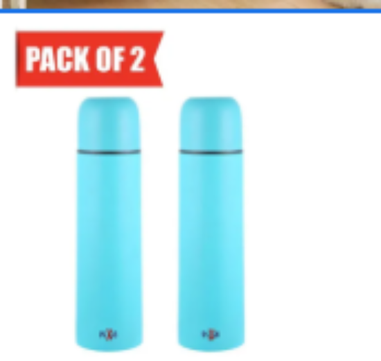 صورة Pixie Thermo Flask 750ml  Pack Of 2- Blue