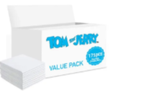 صورة Tom and Jerry Disposable Changing Mats 175-Pk, Antibacterial, Waterproof, 0M+