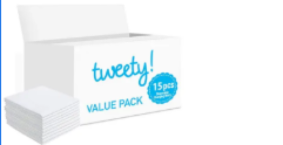 صورة Tweety Disposable Changing Mats - 15 Pieces