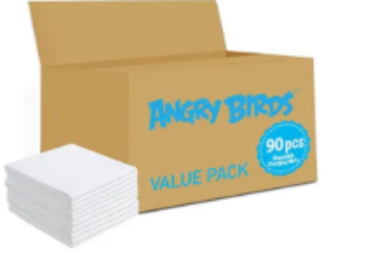 صورة Angry Birds Disposable Changing Mats - 90 Counts